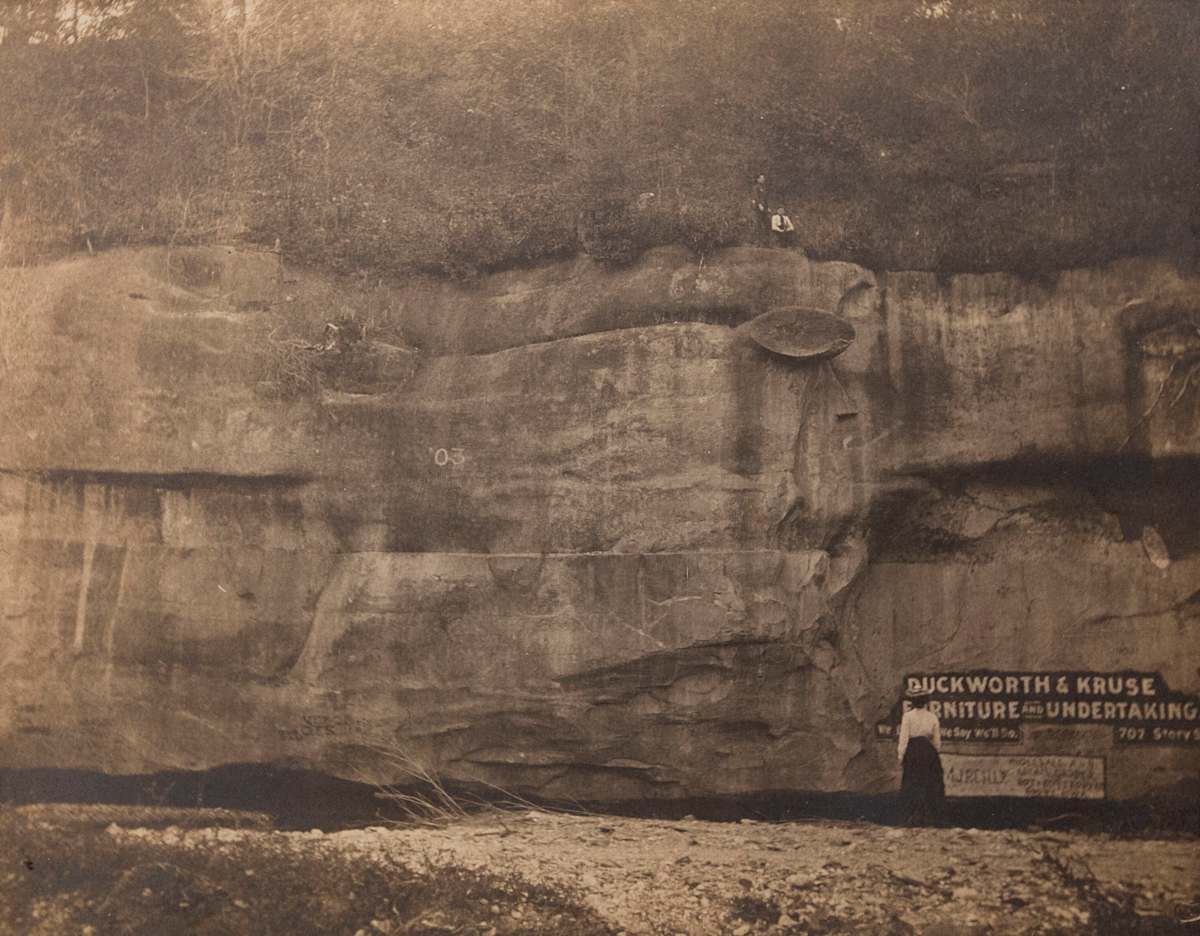 Advertisements among the Cliffs by Unknown, United States 