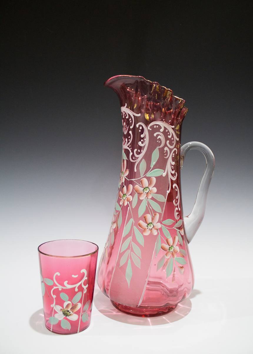 Lemonade Set by Dugan Glass Company, Image 1.