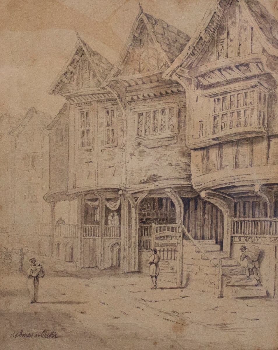 Old Houses at Chester by Henry Marklove 