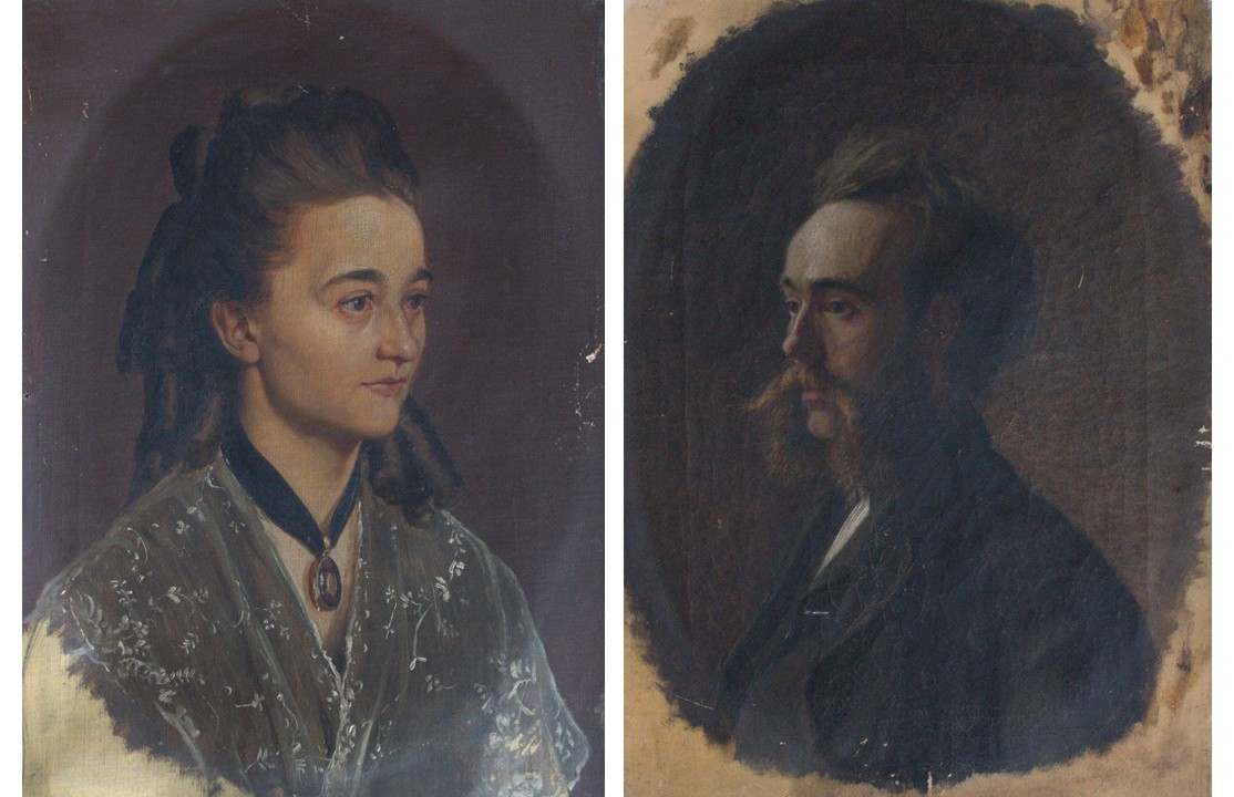 Pair of Portraits by Unknown, Denmark 