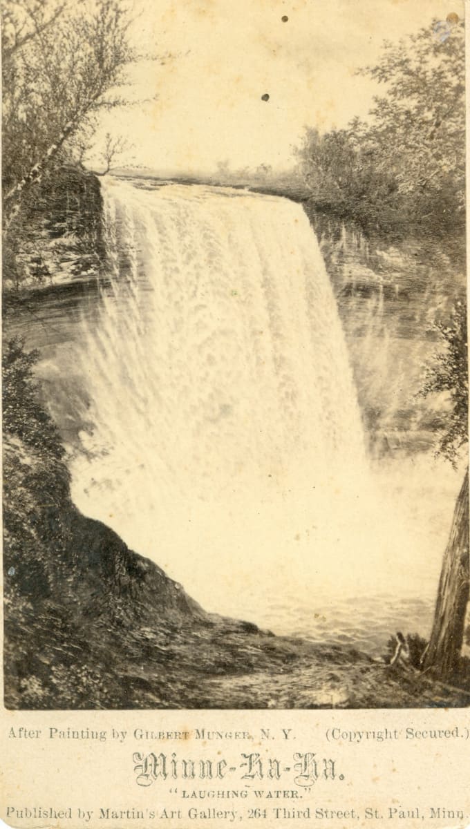 Minne-Ha-Ha Carte de Visite by Martin's Art Gallery, Image 2.