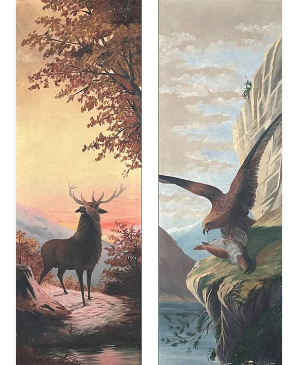 Pair of Paintings by Unknown, United States 