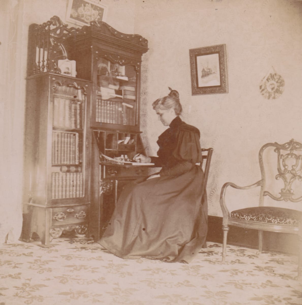 Writing a Letter by Unknown, United States, Image 1.