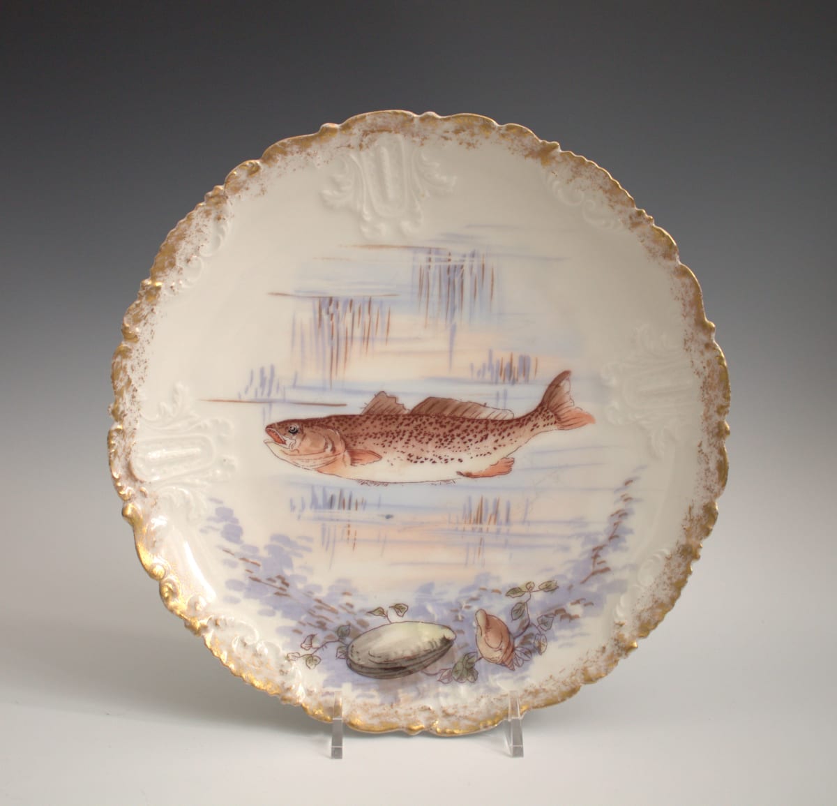 Plate by G.I.D. Limoges, Image 3.