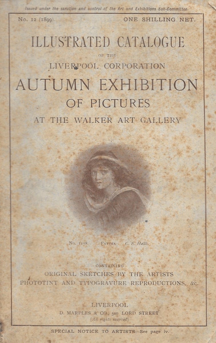 Autumn Exhibition of Pictures by Liverpool Corporation 