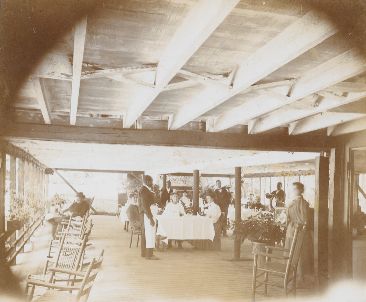Adirondack Restaurant Scene by Unknown, United States, Image 1.