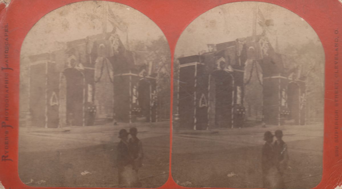President Garfield's Funeral Gate by James Fitzallen Ryder 