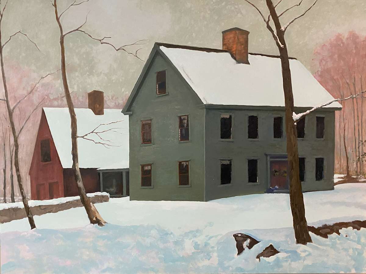 In Progress: Winter Morning by Douglas H Caves Sr  Image: Winter Morning