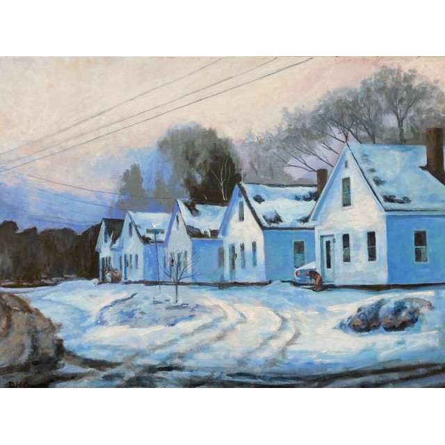 Winter Afternoon in Harrisville by Douglas H Caves Sr  Image: Winter Afternoon in Harrisville
