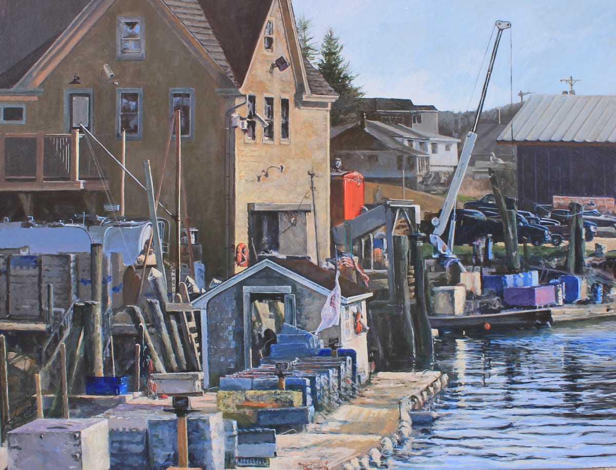 Arrival at Vinalhaven 