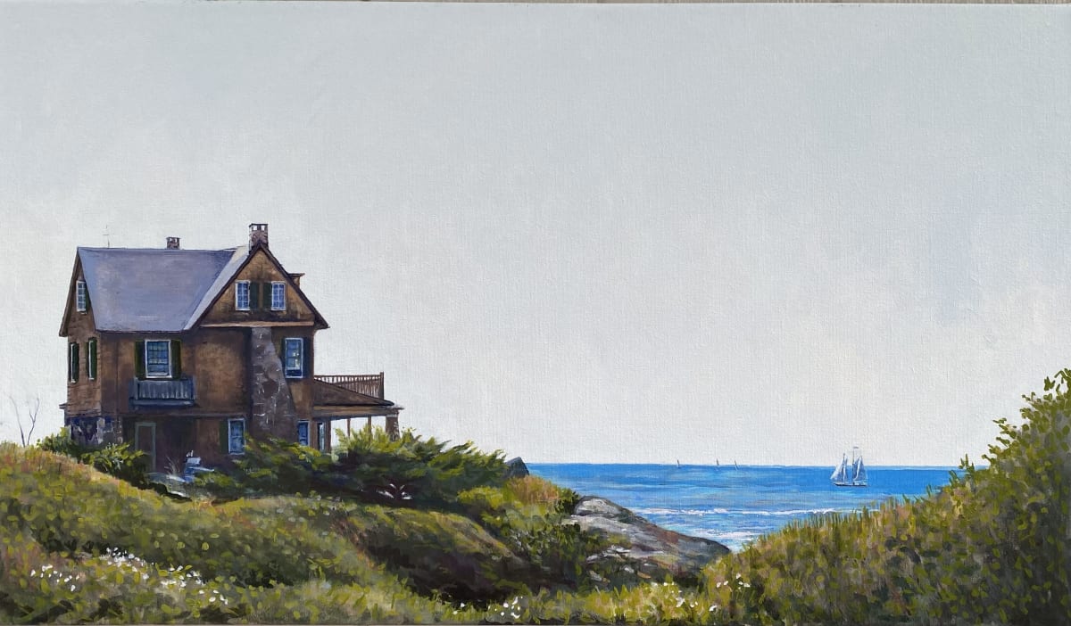 House on the Edge at Kennebunkport by Douglas H Caves Sr  Image: House on the Edge,