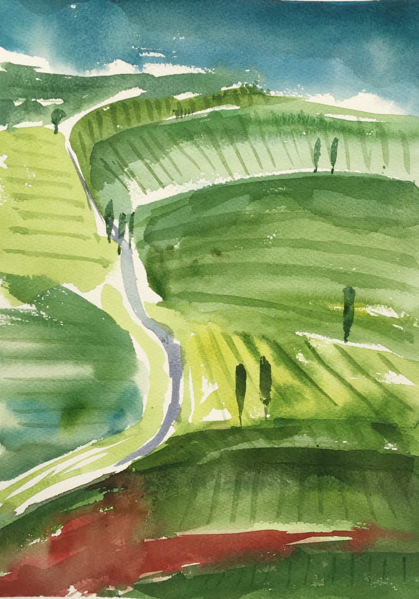 Colour Study - Sketch - Tuscany by stefania boiano, Image 4.