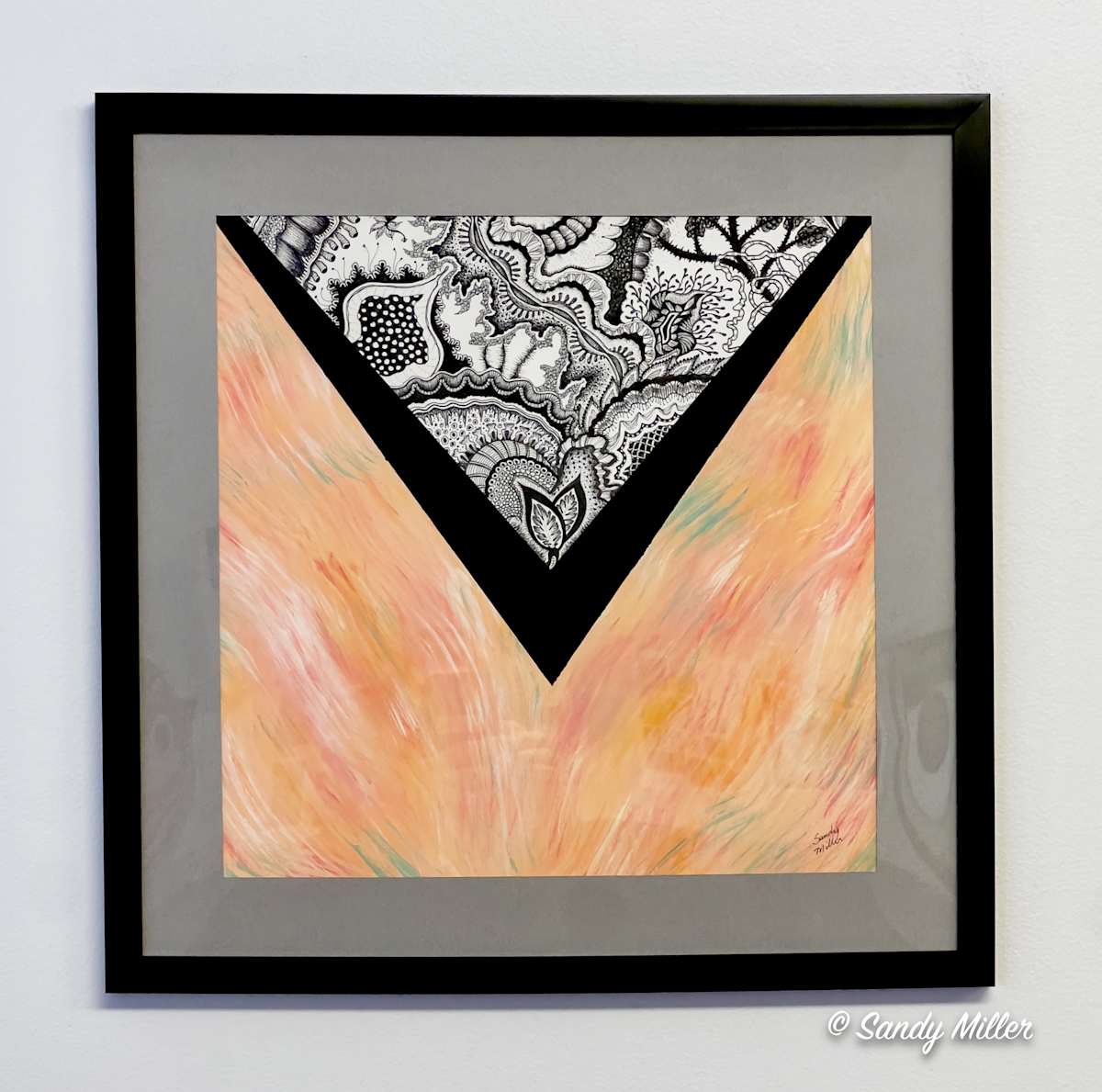 24020 - V Peach 1 by Sandy Miller, Image 1.