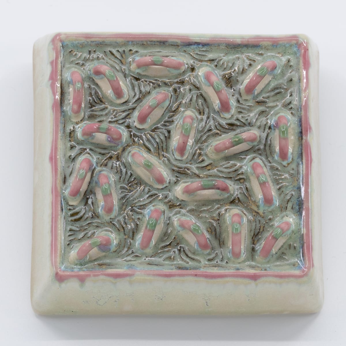 Square Wall Hanging - Looped by Sandy Miller 