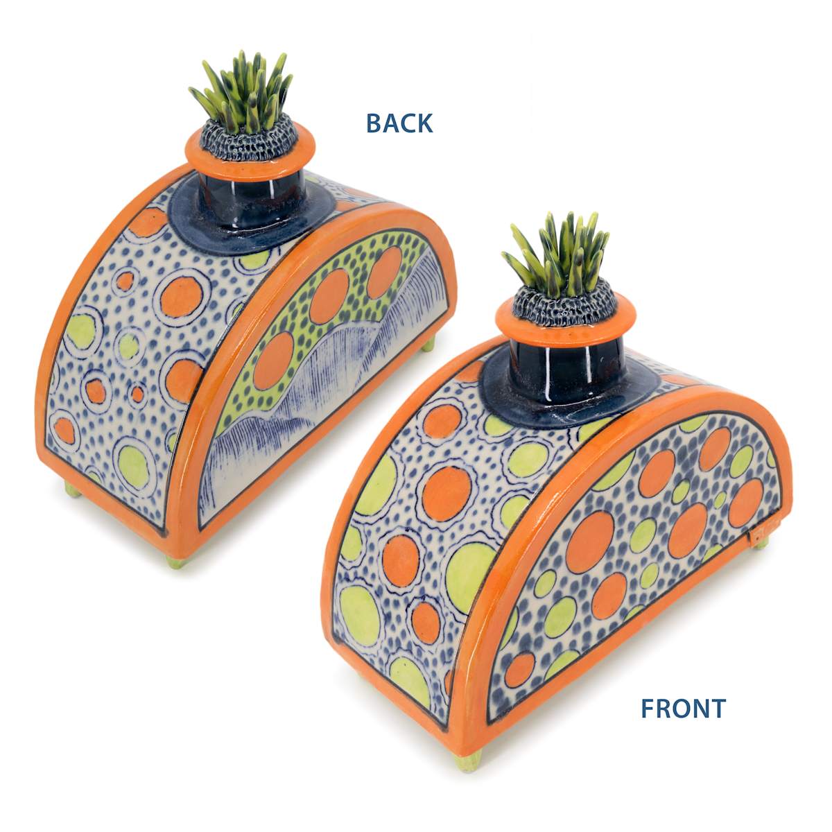 25042 - Dotted (Sculptural Vase) by Sandy Miller 