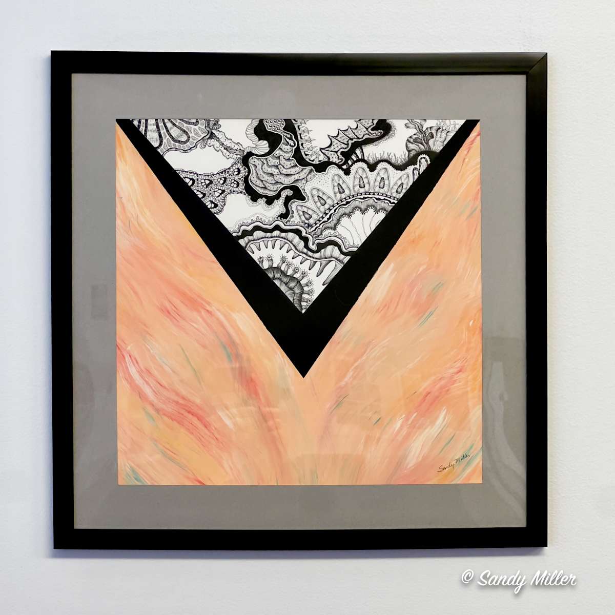 24023 - V Peach 4 by Sandy Miller, Image 1.