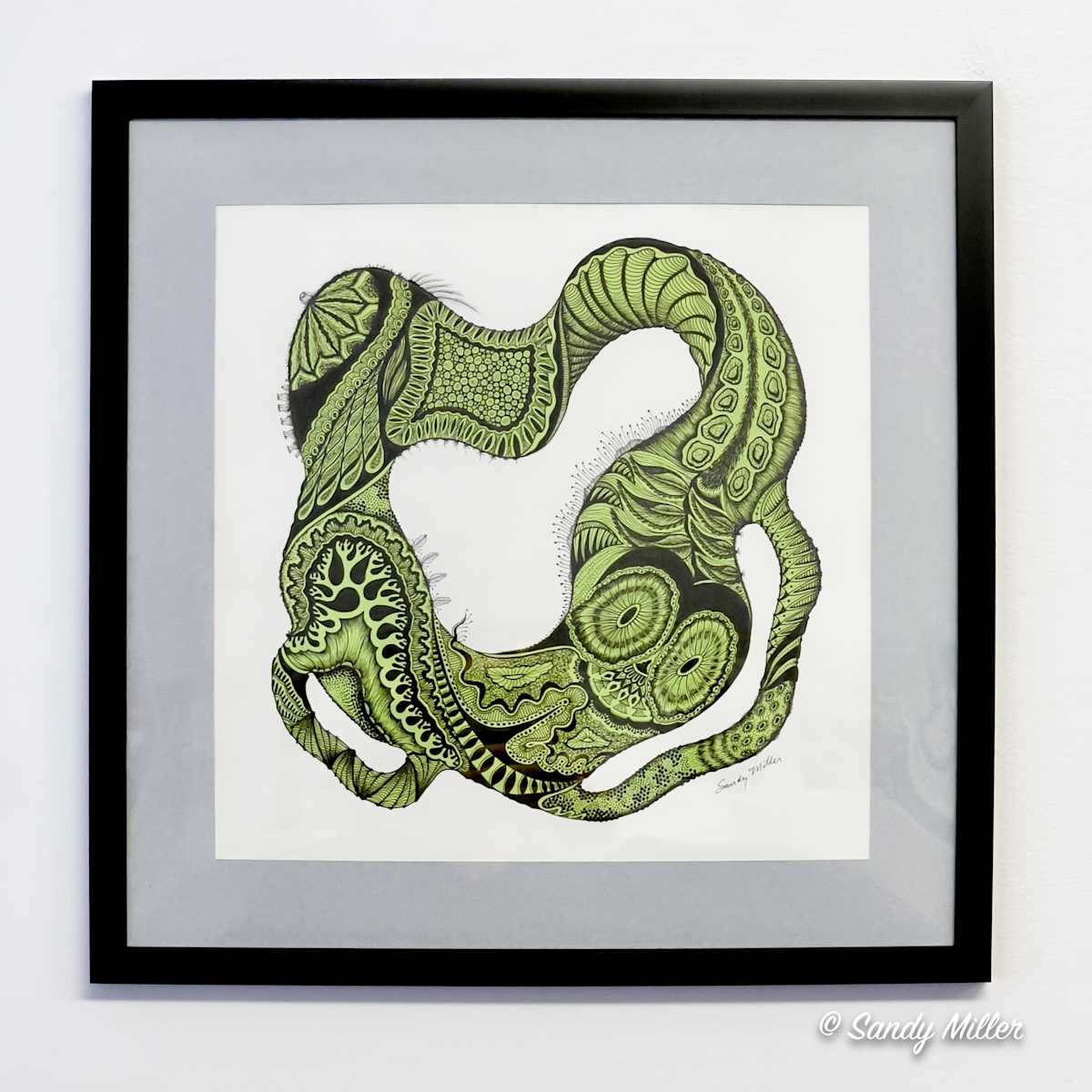24008 - Lime Freeform 2 by Sandy Miller, Image 5.