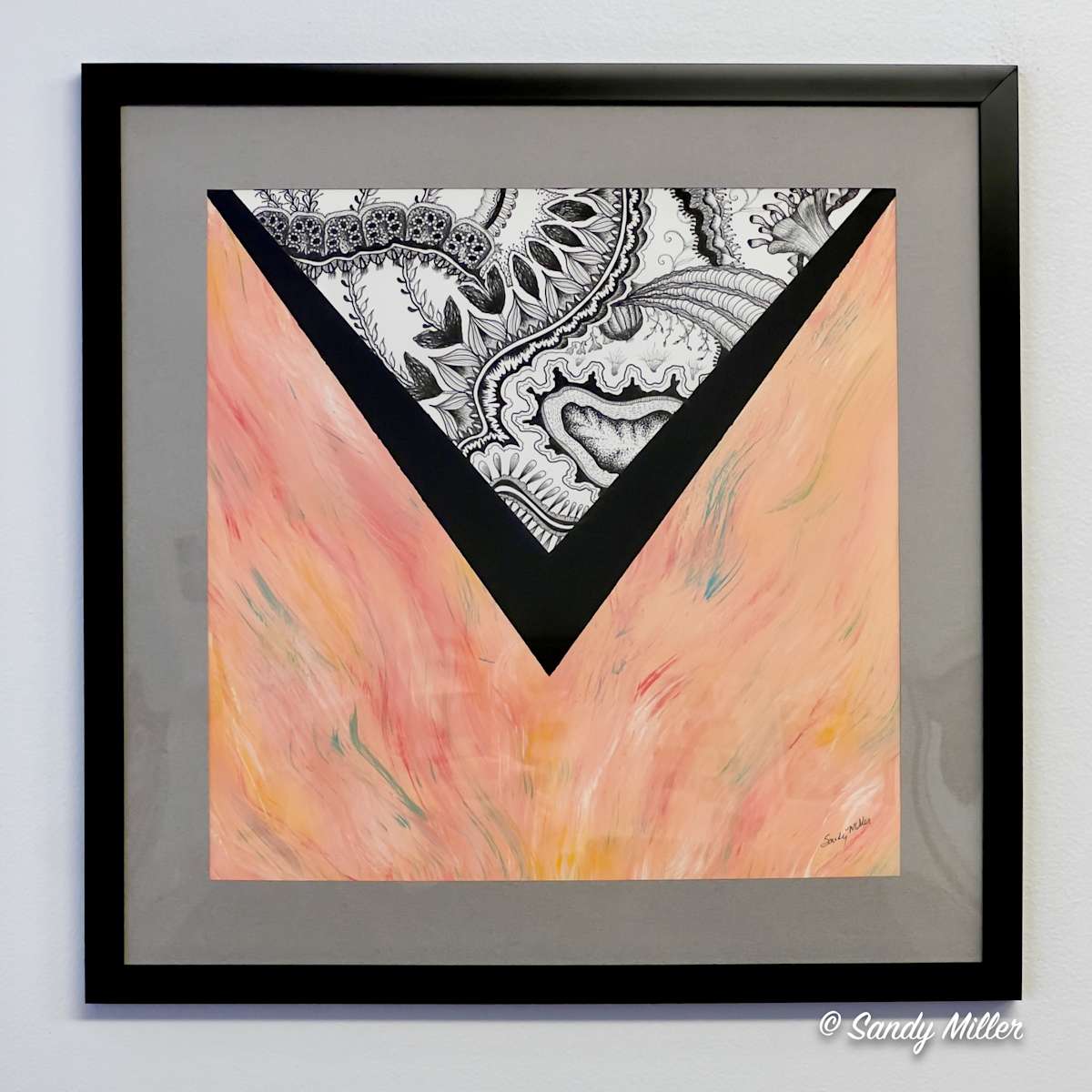 24022- V Peach 3 by Sandy Miller, Image 1.