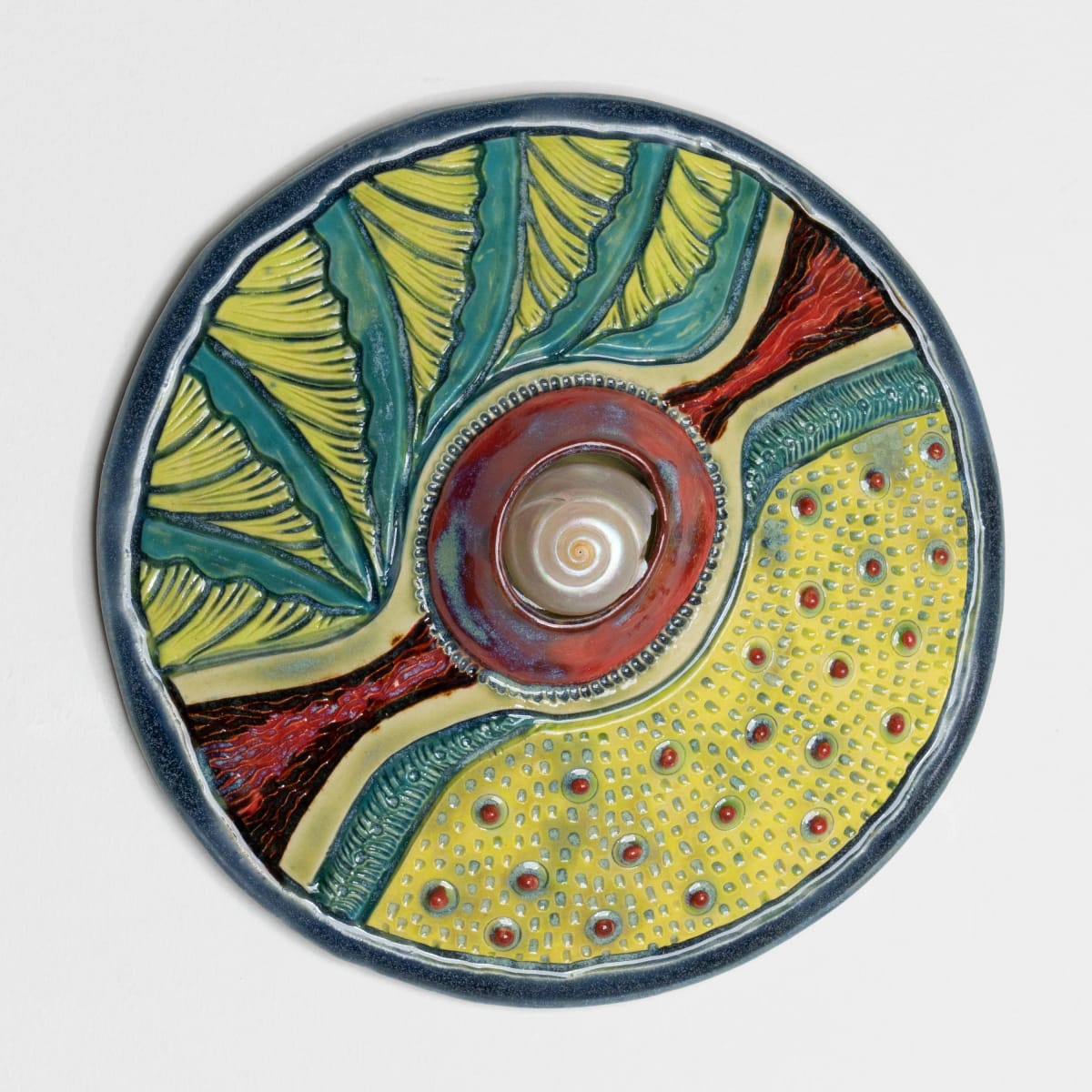 23059  Side by Side - Wall Disc by Sandy Miller 