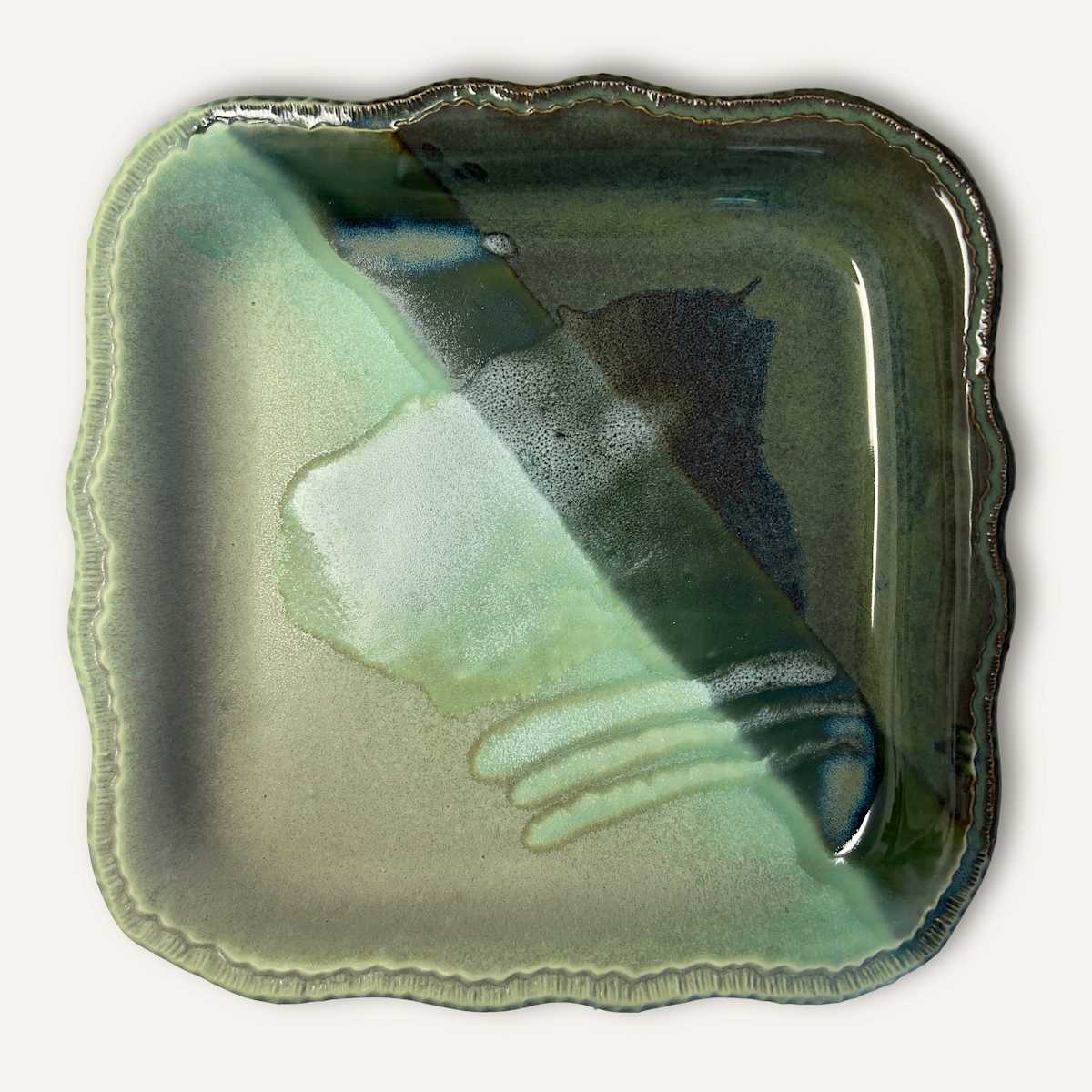 24079  Square Serving Dish 7.25" by Sandy Miller 