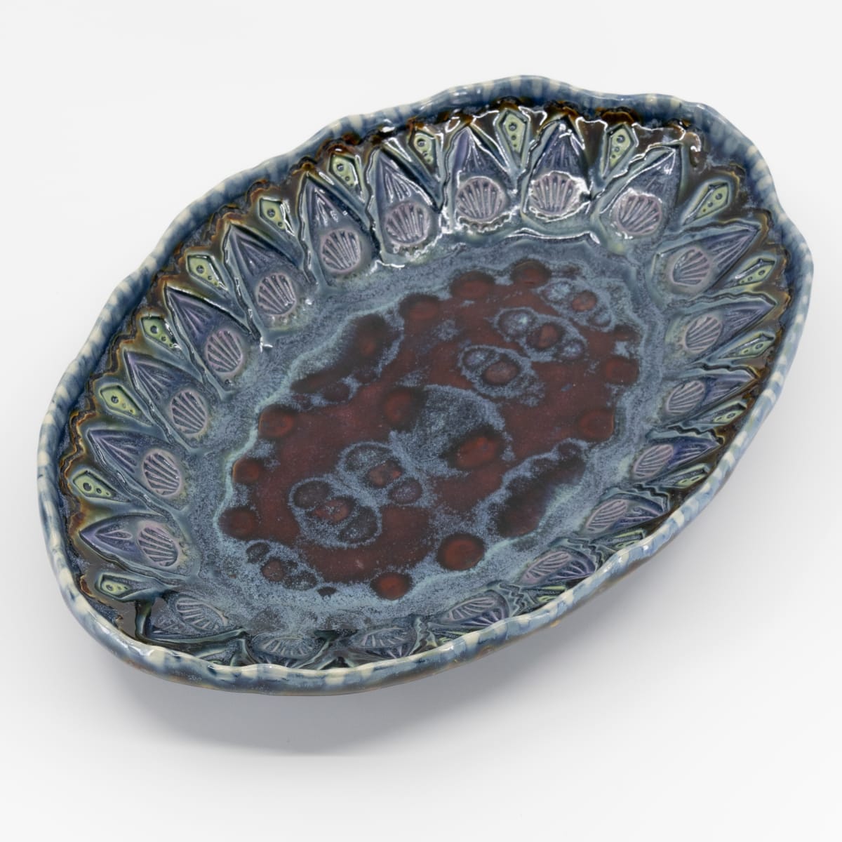 Diamond-Shaped Bowl by Sandy Miller 