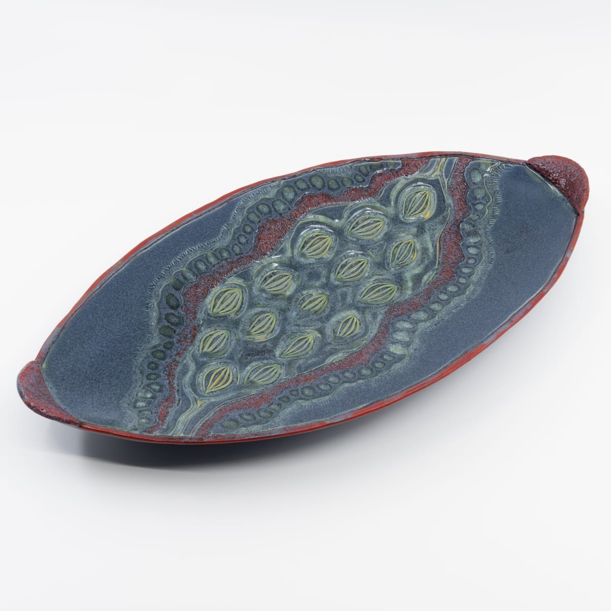 Diamond-Shaped Platter by Sandy Miller 