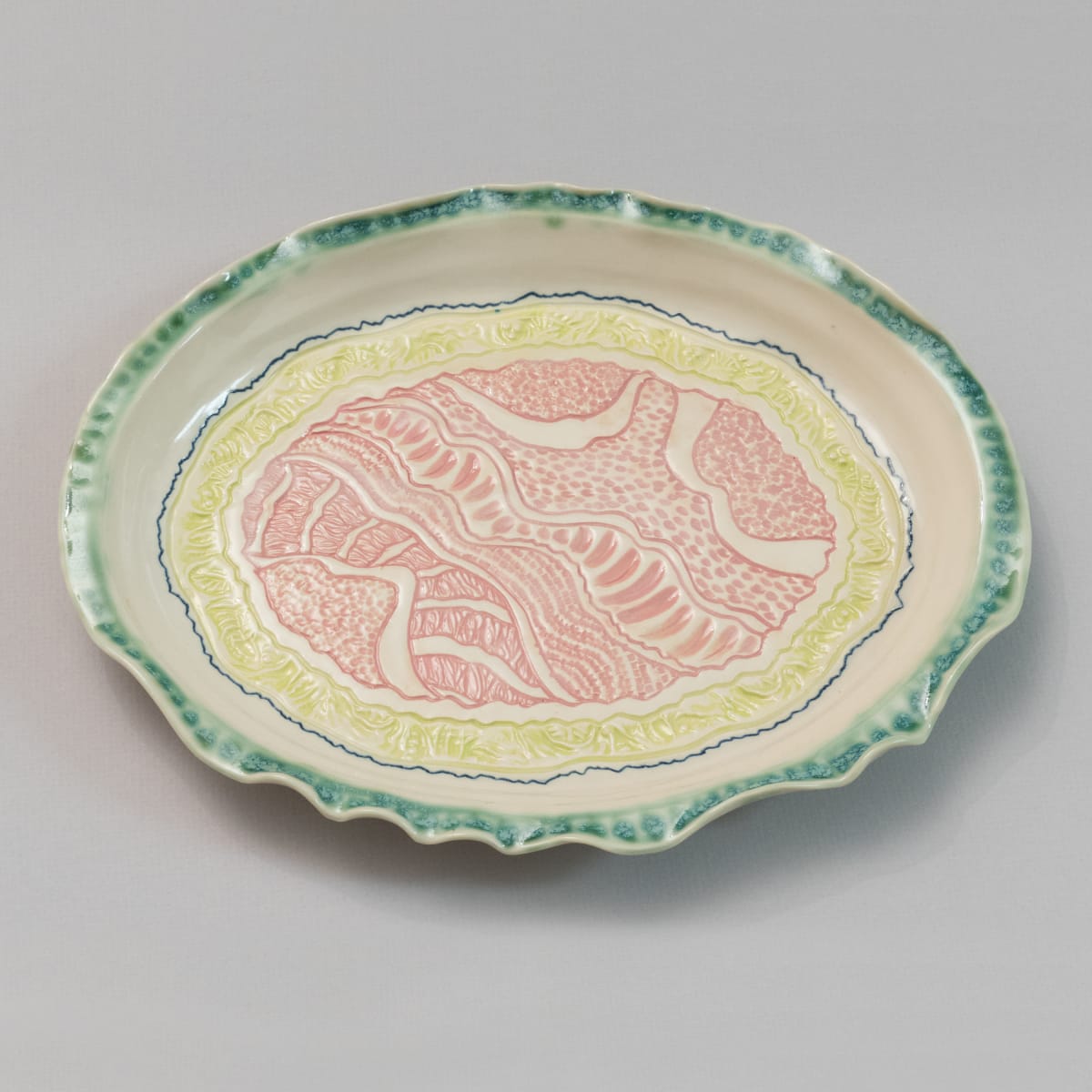 17014 Oval Chinet Platter by Sandy Miller 