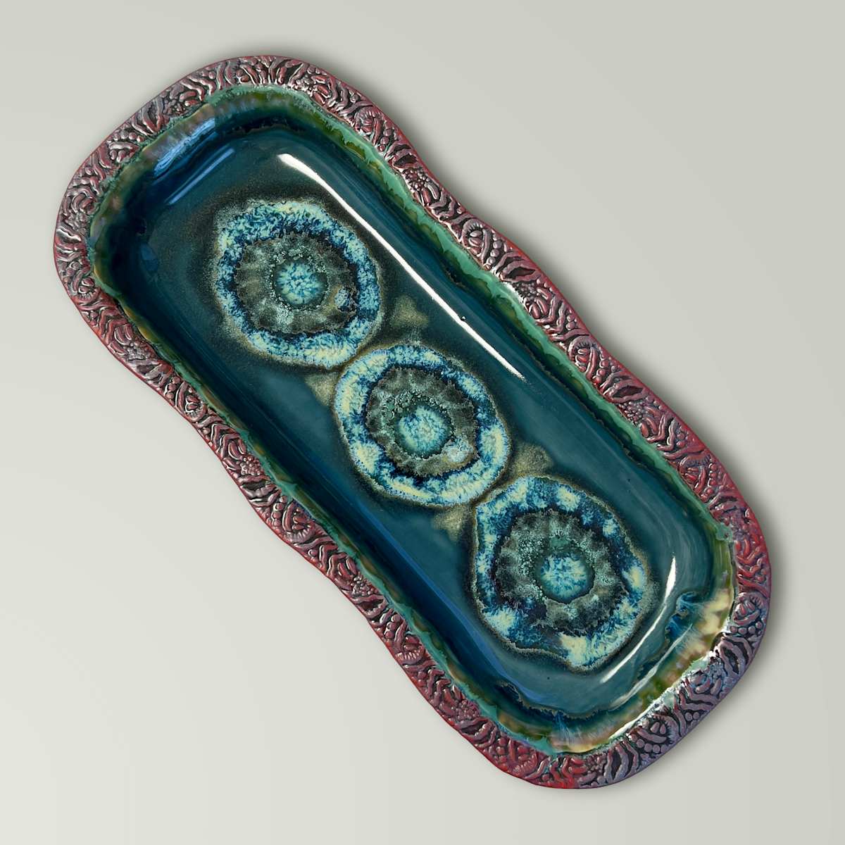 24077 Rectangular Dish by Sandy Miller 