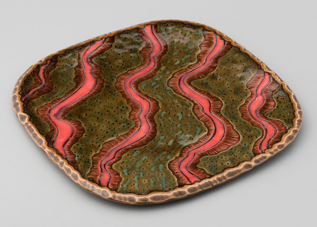 Square Serving Platter by Sandy Miller, Image 2.