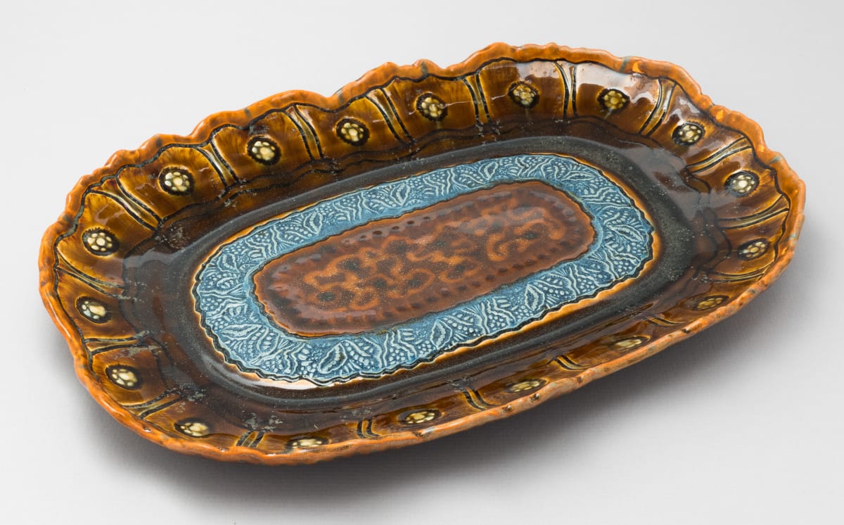 Large Serving Platter by Sandy Miller, Image 1.