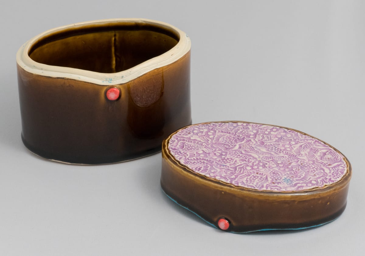 Oval Lidded Container 