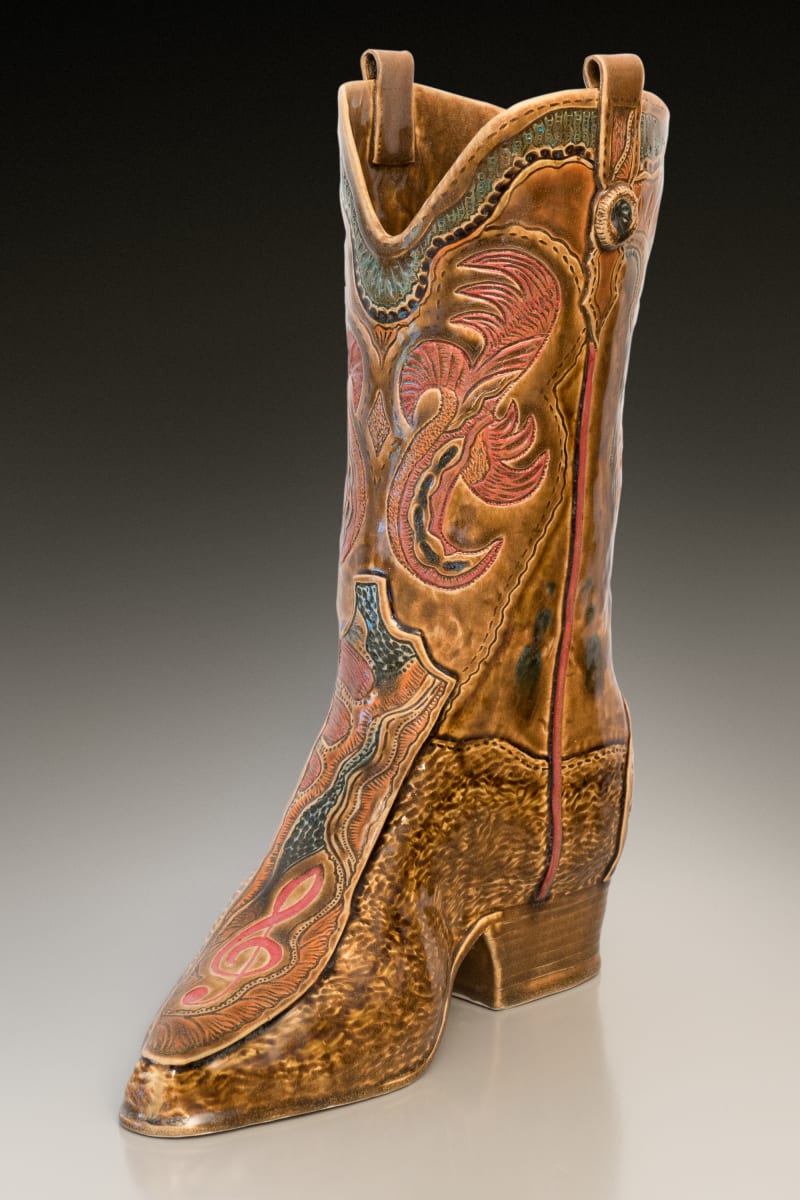 18006 - Man's Cowboy Boot by Sandy Miller, Image 9.