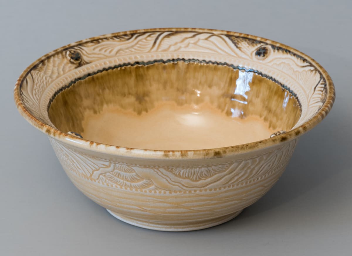 14001 Flanged Bowl by Sandy Miller 