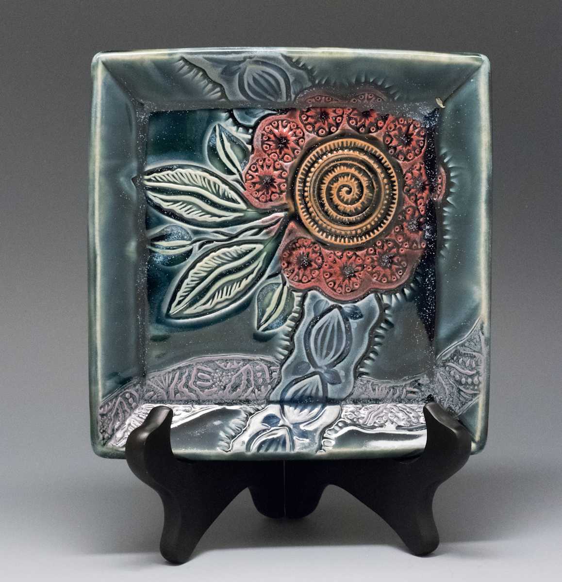 6" Square Beveled Plate, Image 3.