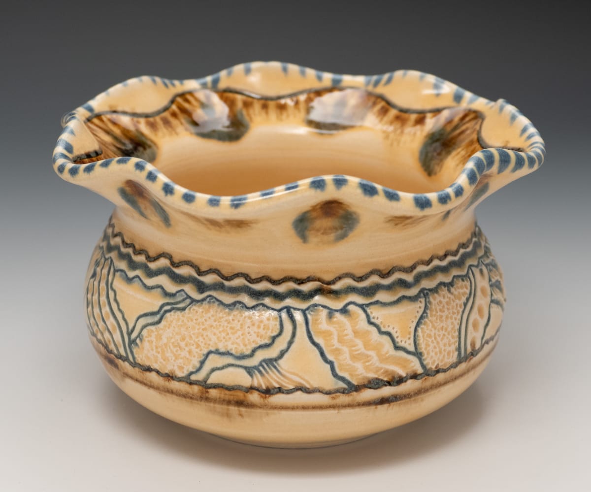 Fluted Rim Bowl, Image 1.