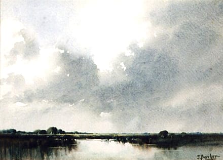 Marshland Near Albany by John BARKER 