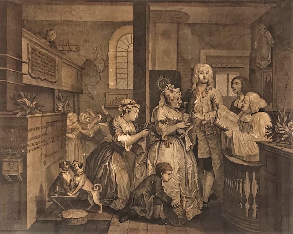 A Rakes Progress (Plate 5) by William HOGARTH 