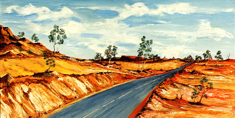 Untitled (Bush Road) by Alan C JOHNSTON 