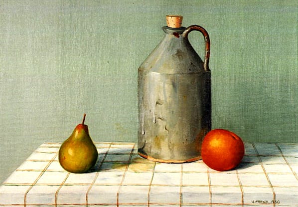 Still Life with Fruit by Valerie PARKER 