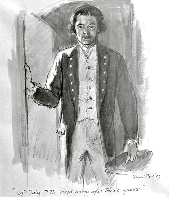 29th July 1775, Back Home After Three Years by Frank PASH 