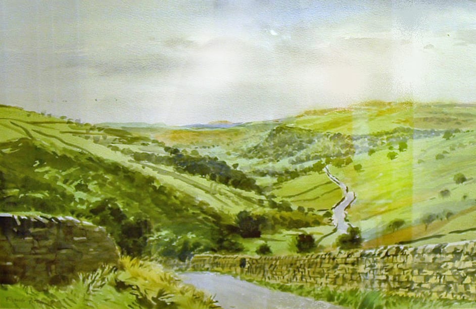 The Windswept Cleveland Moors, North Yorkshire by Frank PASH 