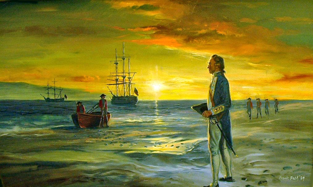 Cook's Last Night in Hawaii by Frank PASH 