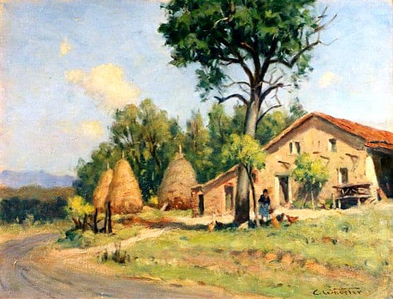 Spanish Farm by Charles Arthur WHEELER 