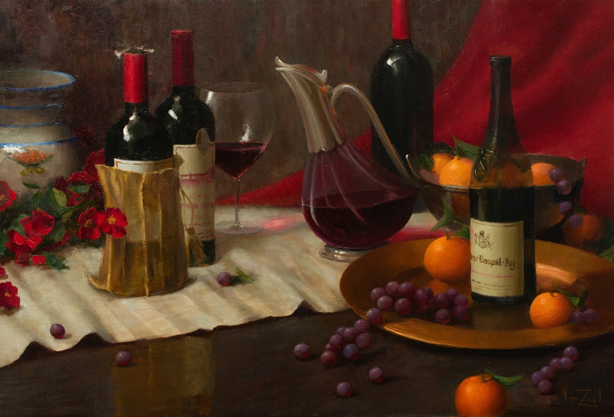 Mystery Wine - Framed by Michael Van Zeyl 