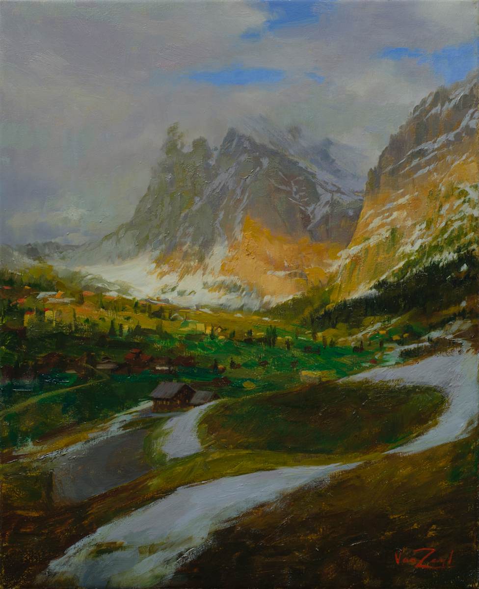 Grindewald Spring - Switzerland - Framed by Michael Van Zeyl, Image 1.