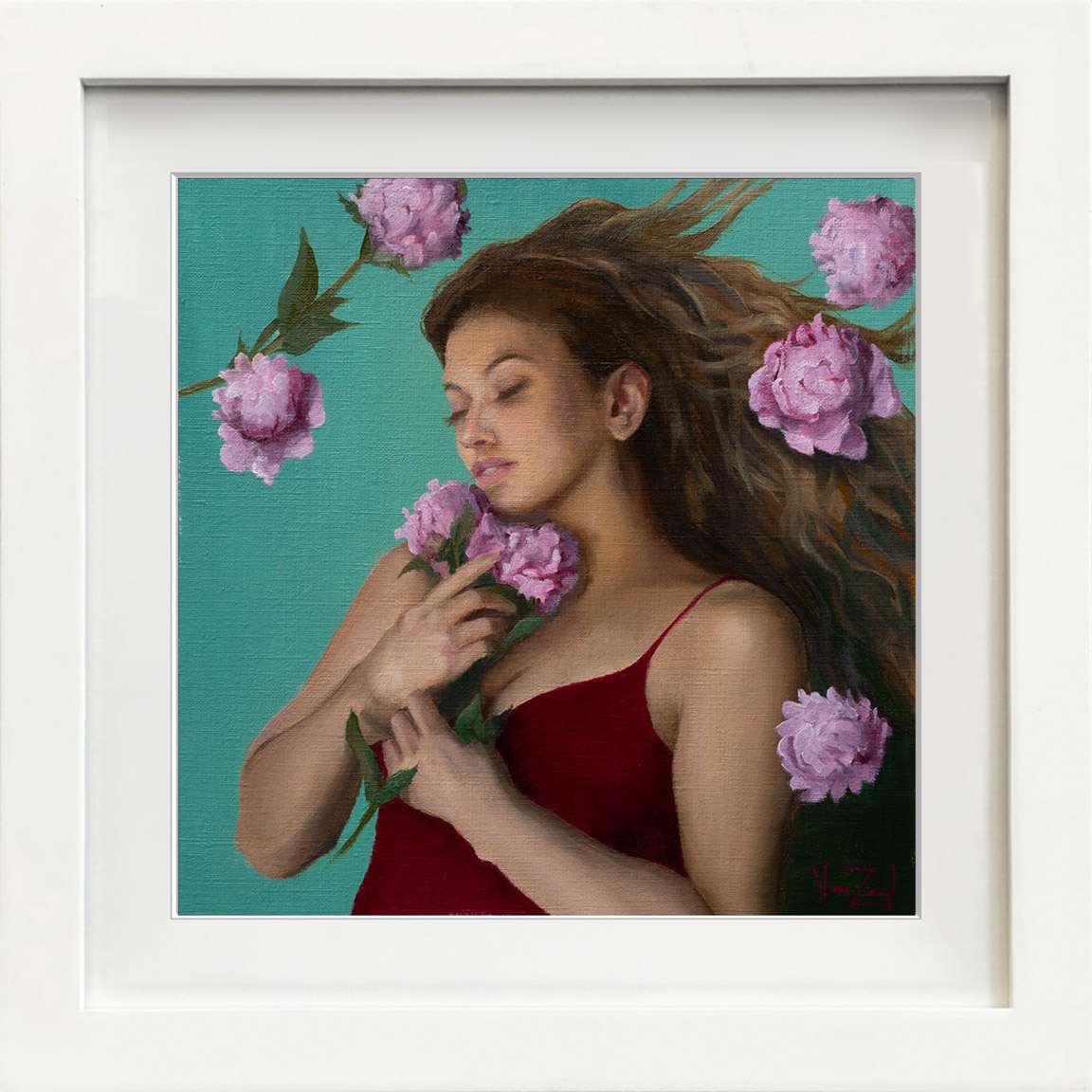 Peony Hugger- Framed by Michael Van Zeyl, Image 1.