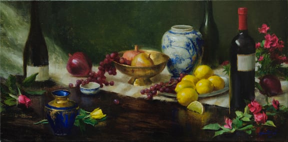 Three Wines - Framed by Michael Van Zeyl, Image 2.
