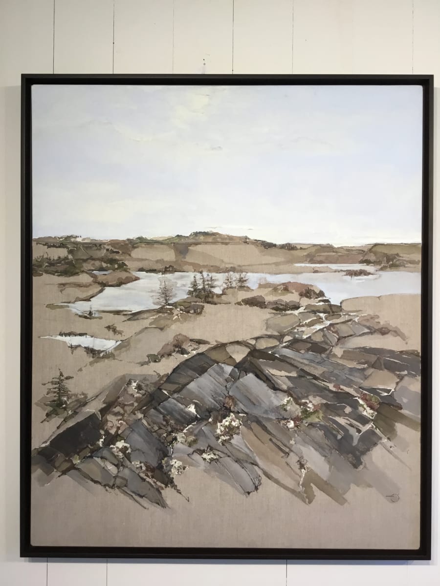Inland Pond IP 43-VP-1 (Seamed) by BarbaraHouston ArtStudio  Image: Framed 