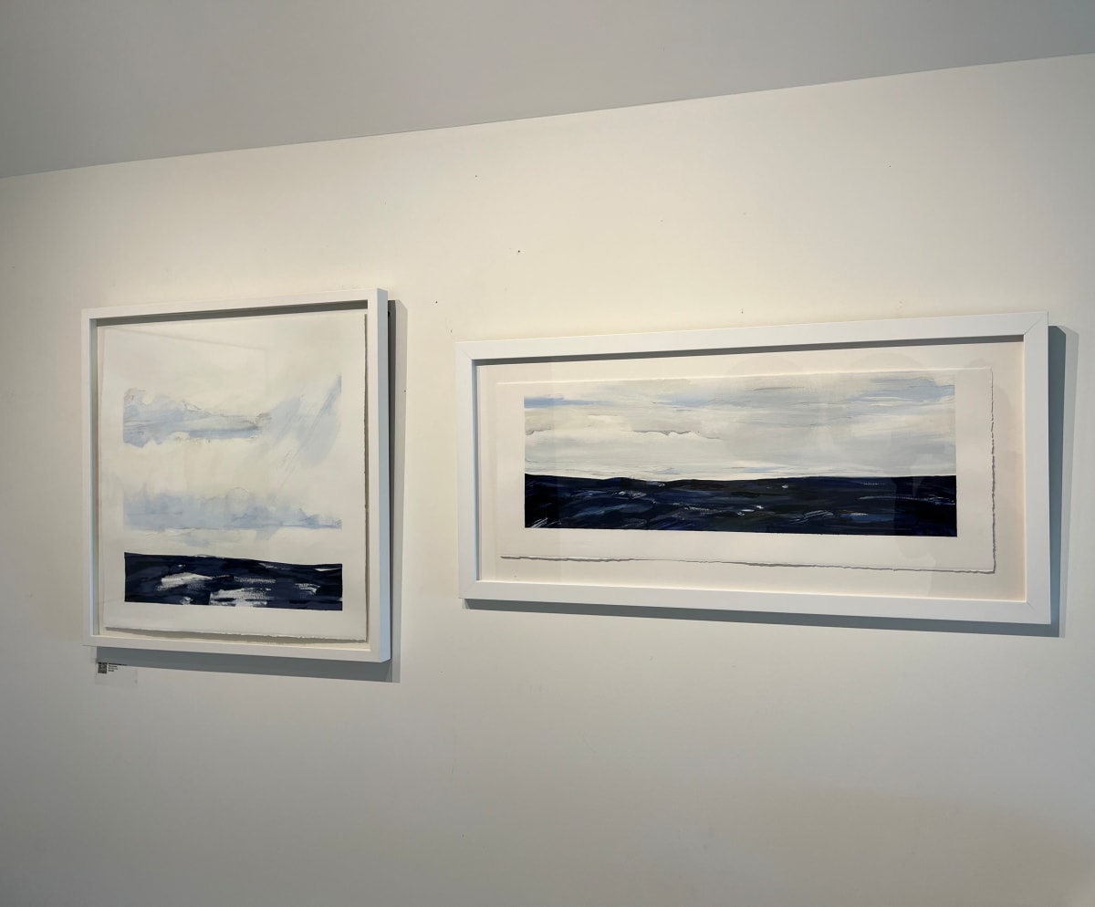 North Atlantic Series, No.12 by BarbaraHouston ArtStudio  Image: North Atlantic Series: Framed, No. 12 (left) & No. 15 (right)