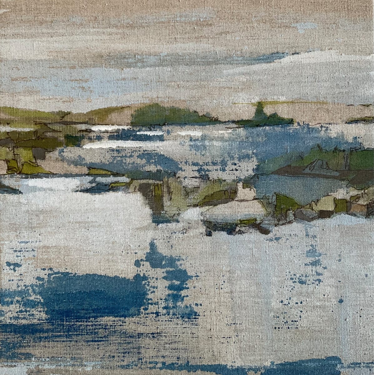 Pond, No.15  'VERSO' by BarbaraHouston ArtStudio, Image 3.